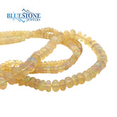 Beaded Ethiopian Opal Necklace- 36 Inches
